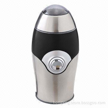 Electric Coffee Grinder with Stainless Steel Body